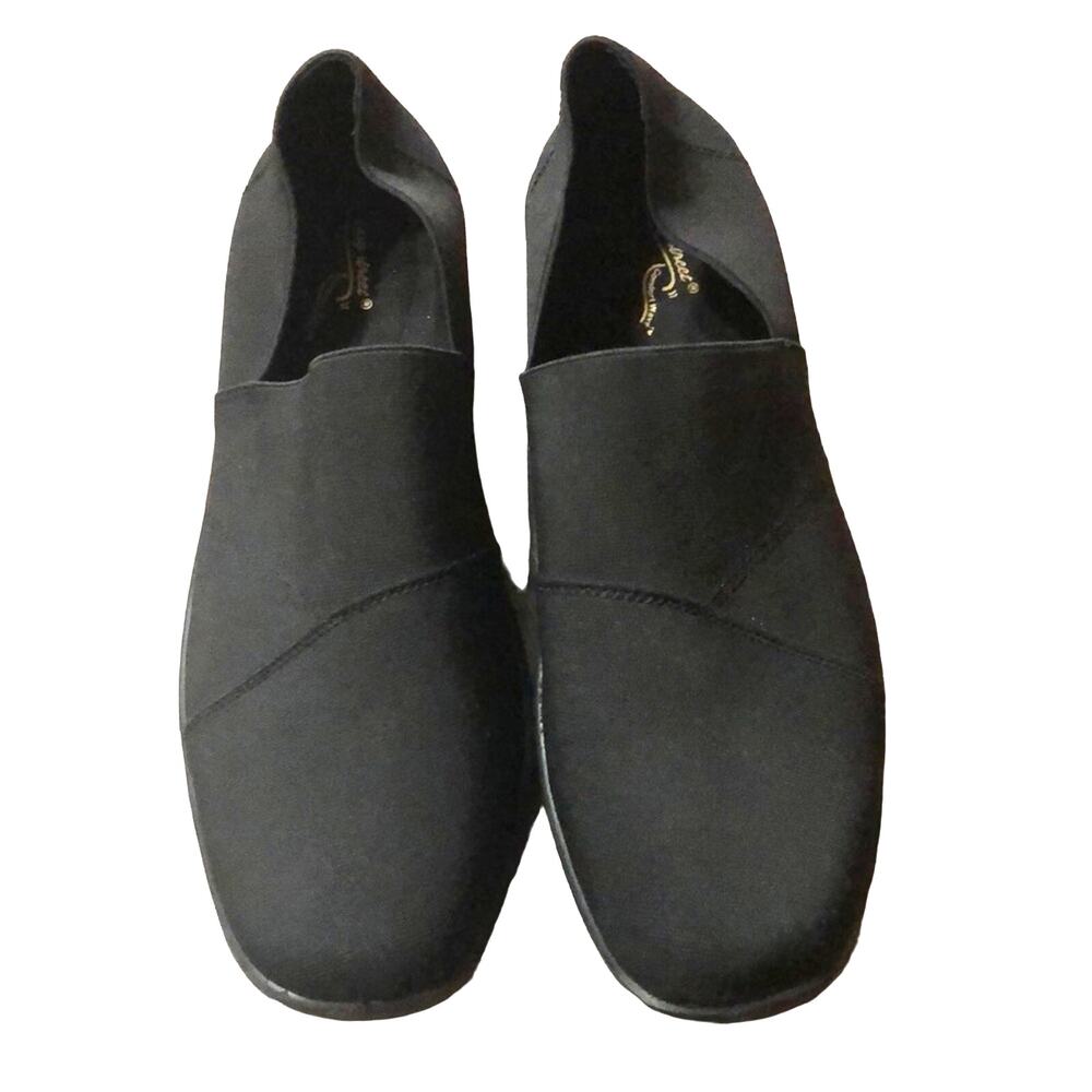 Easy Street Comfort Wave Trance Black Wedge Shoes Woman Size 10